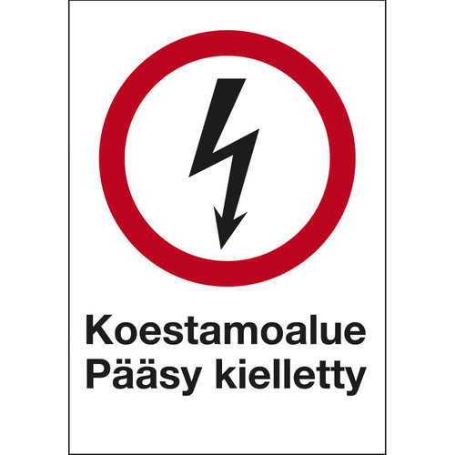 10-163 Koestamoalue Pääsy kielletty