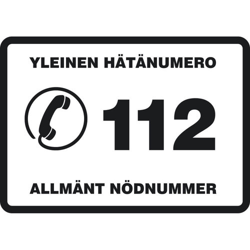 05-014 Yleinen Hätänumero 112 Allmänt Nödnummer