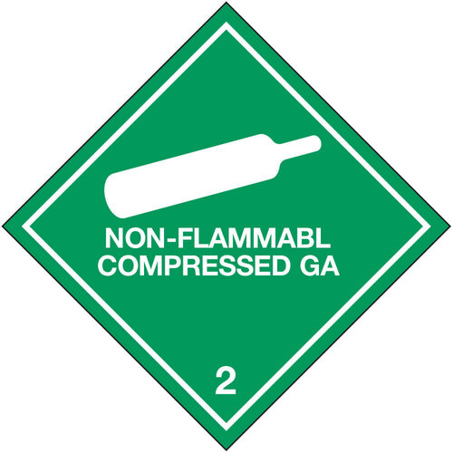 18-105 2.2 Palamattomat kaasut (teksti NON FLAMMABLE COMPRESSED GAS)